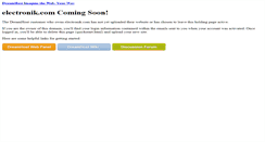 Desktop Screenshot of electronik.com