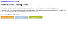 Tablet Screenshot of electronik.com